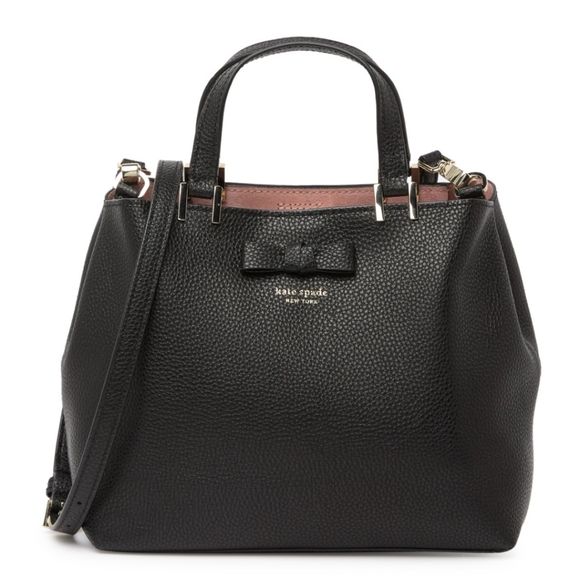 kate spade Handbags - NWT Kate Spade NY Gwyn Pershing Street Medium Leather Black Satchel Bag